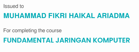 Network Computer Certificate